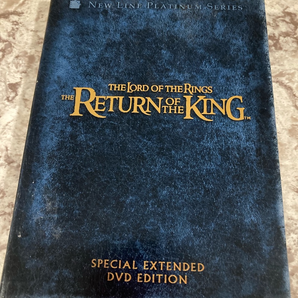Special Extended Edition Lord of the Rings Return of the King 4 DVD set